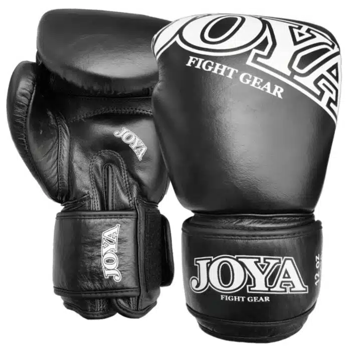 Joya Thai Leer Bokshandschoen Zwart