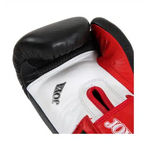 Joya Thai Leer Bokshandschoen Zwart/Rood