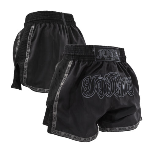 joya faded black kickboksbroek zwart