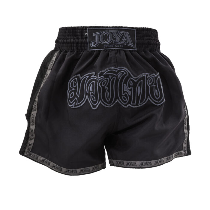 joya faded black kickboksbroek zwart