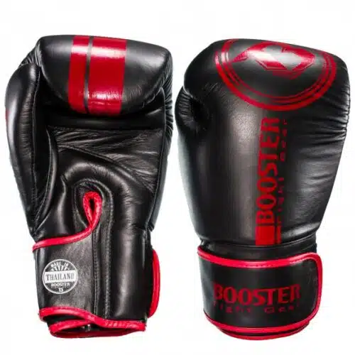 booster dominance 2 bokshandschoen zwart/rood