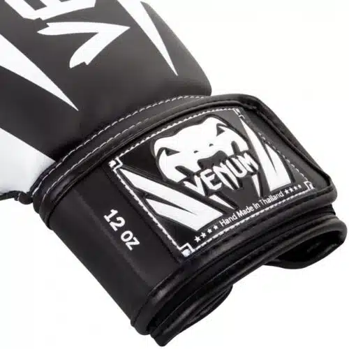 venum elite bokshandschoen zwart/wit