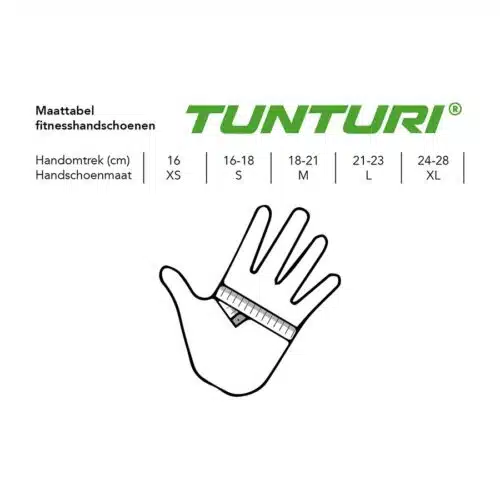 Tunturi fitnesshandschoenen leer