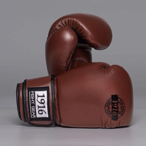 1916 Bokshandschoen Retro Bruin