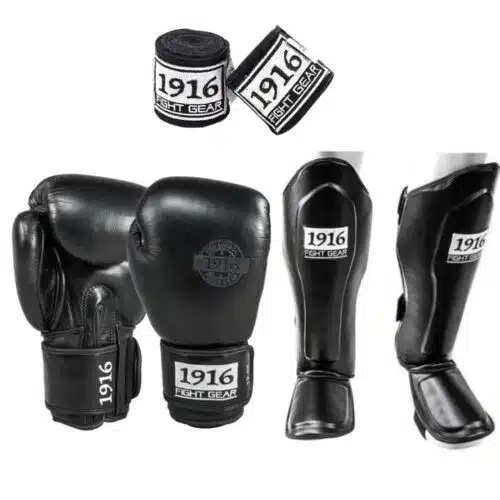 1916 Fight Gear Kickboks set leer