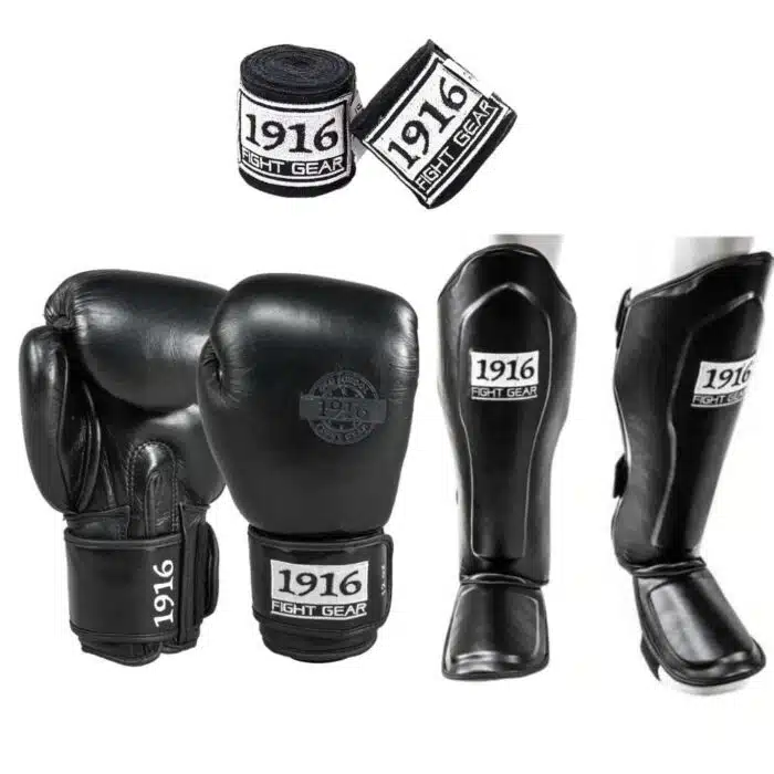 1916 Fight Gear Kickboks set leer