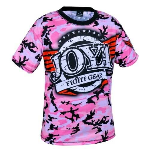 Joya camo roze kickboksset