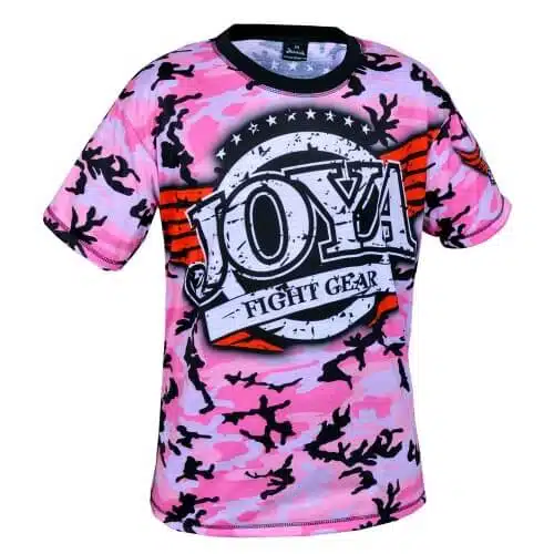 Joya camo roze kickboksset