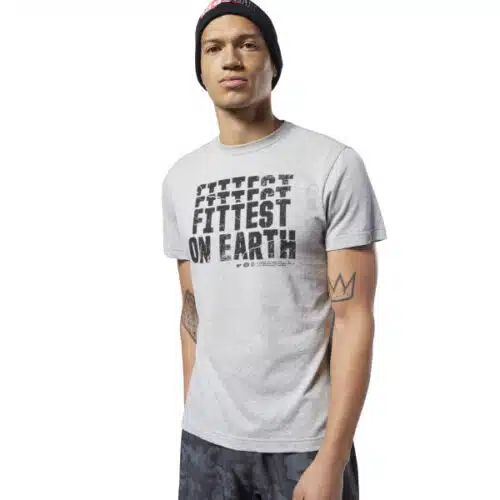 Reebok fittest on eath shirt