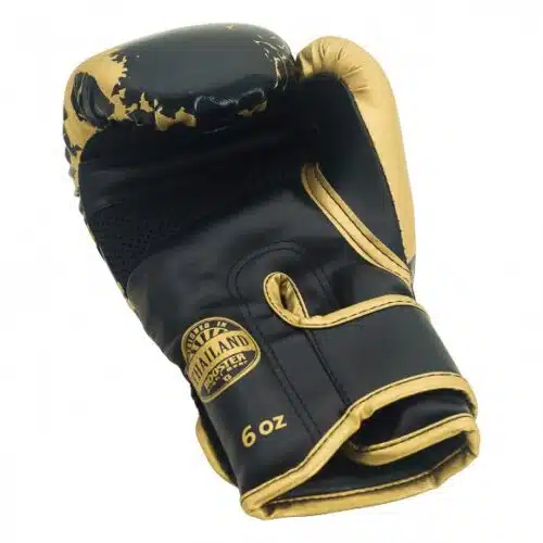 Booster bokshandschoen marble goud