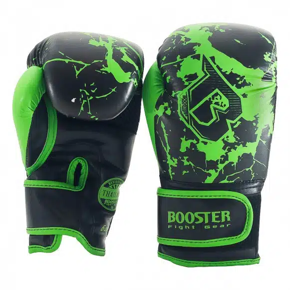 Booster bokshandschoen marble groen
