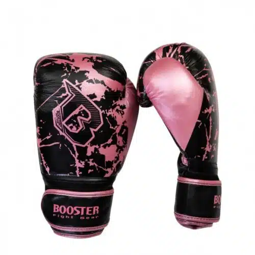 Booster bokshandschoen marble roze