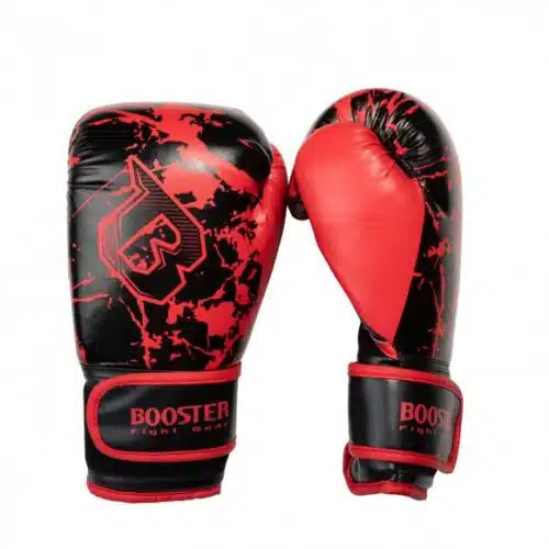 Booster bokshandschoen marble rood