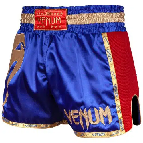 Venum gaint kickboksbroek rood/blauw