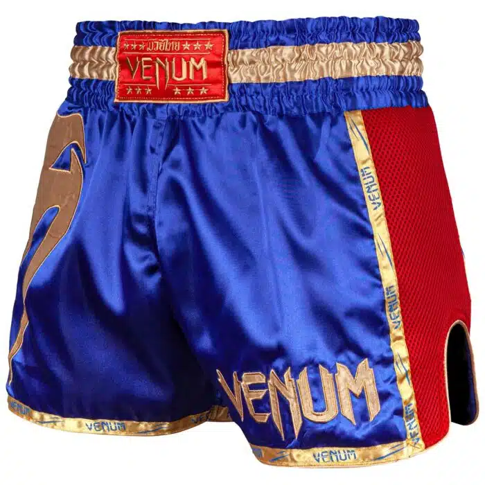 Venum gaint kickboksbroek rood/blauw