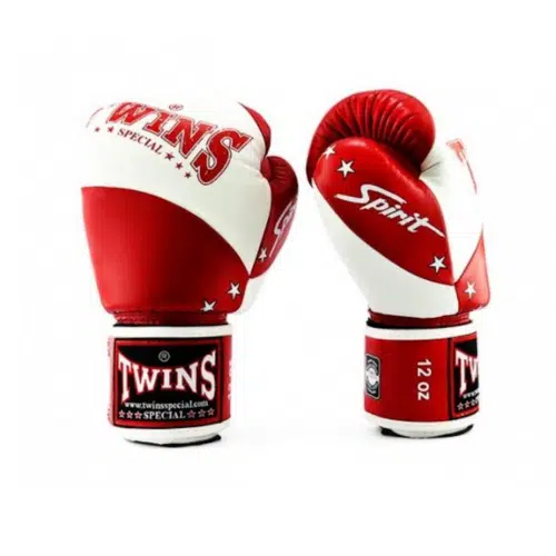Twins bokshandschoen retro rood