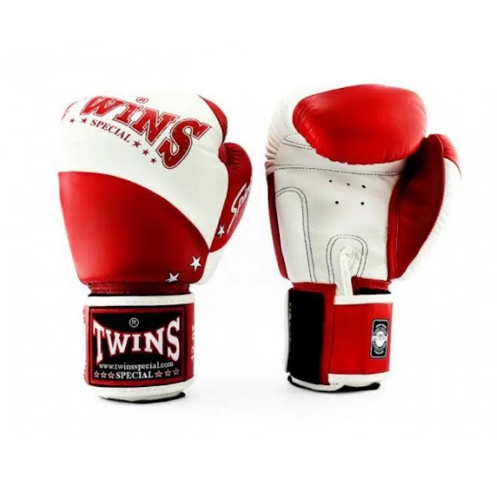 Twins bokshandschoen retro rood