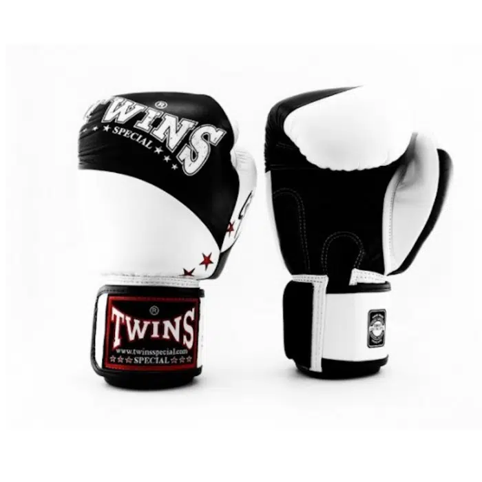 Twinsbokshandschoen retro zwart