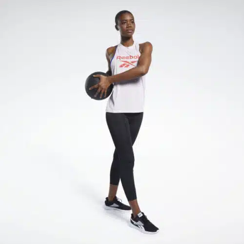Reebok workout ready big logo shirt