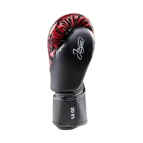 JOYA THAILAND KICKBOXING GLOVE - SNAKE - ROOD ZWART