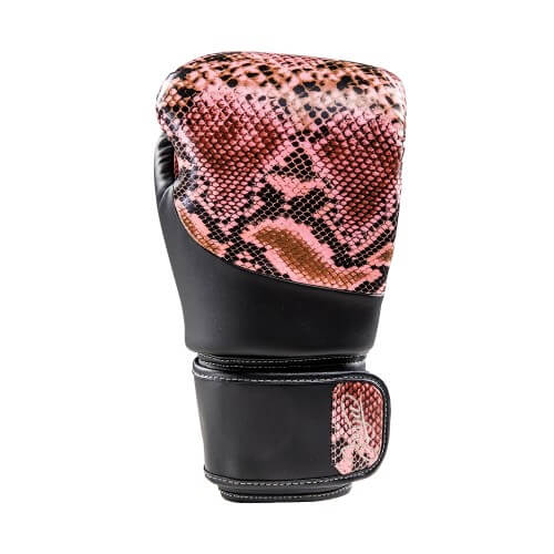 JOYA THAILAND KICKBOXING GLOVE - SNAKE - ROZE ZWART