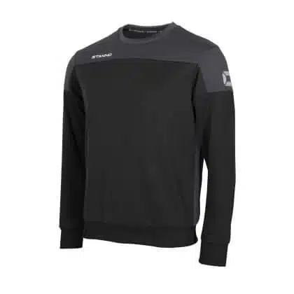 Stanno Pride Top Round Neck Zwart/Grijs