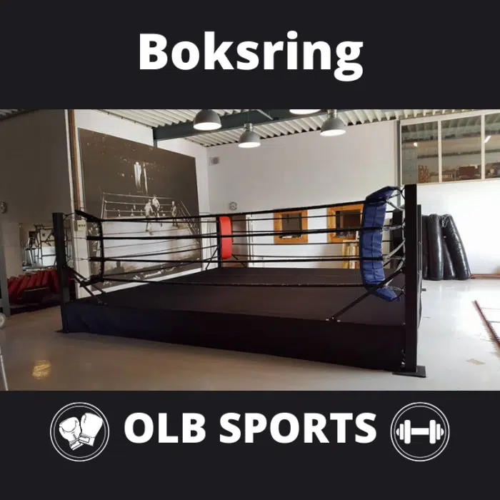 Boksring met podium 80cm hoog