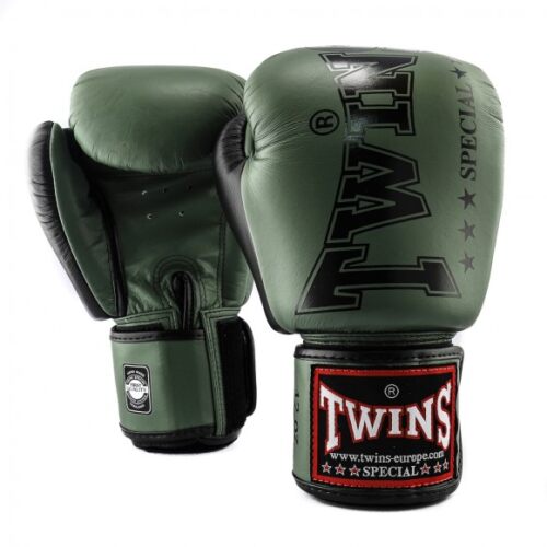 Twins kickboks set Groen/Zwart