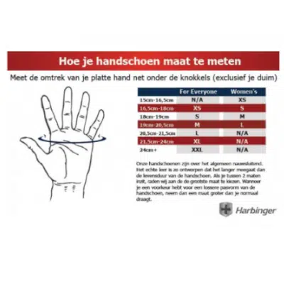 Fitnesshandschoen Harbinger Power StretchBack