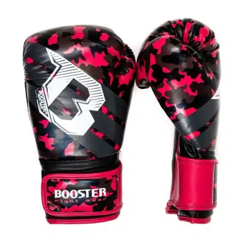 Booster bokshandschoen come roze