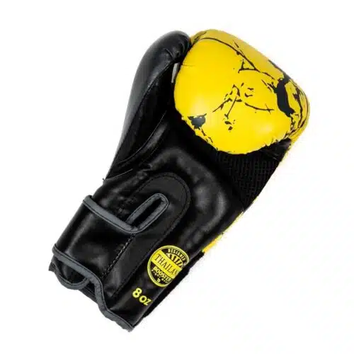 Booster bokshandschoen marble yellow
