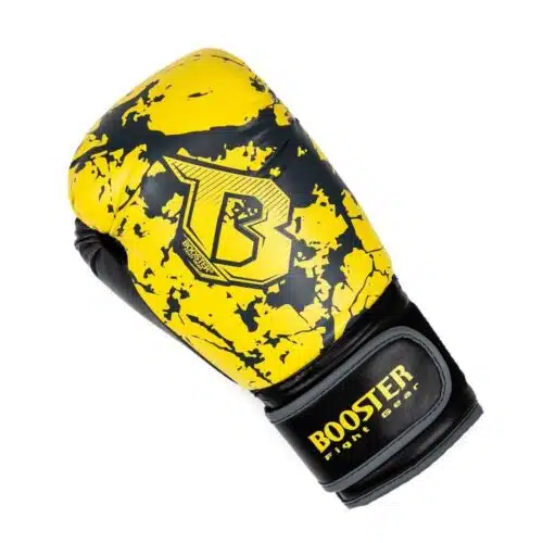 Booster bokshandschoen marble yellow