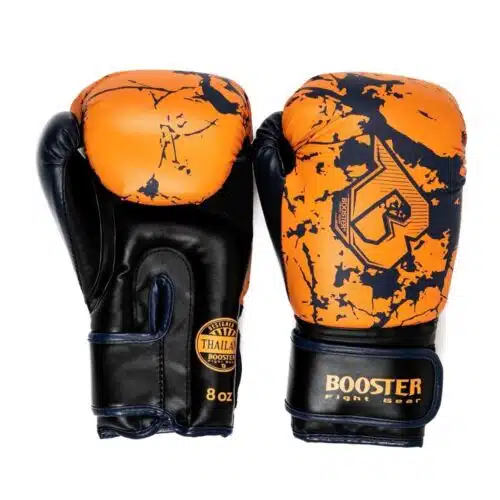 Booster bokshandschoen marble oranje
