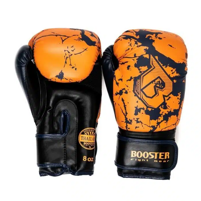 Booster bokshandschoen marble oranje