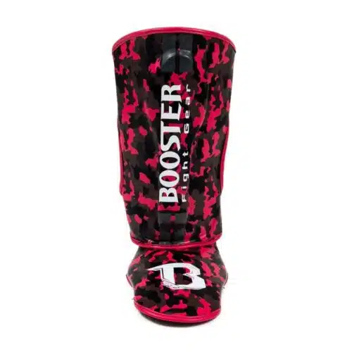 Booster scheenbeschermer camo roze