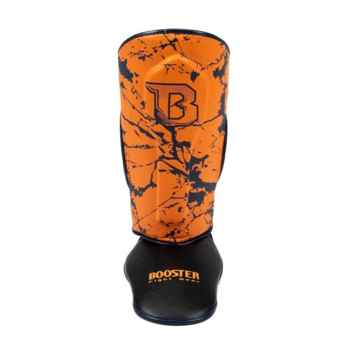 Booster scheenbeschermer marble oranje