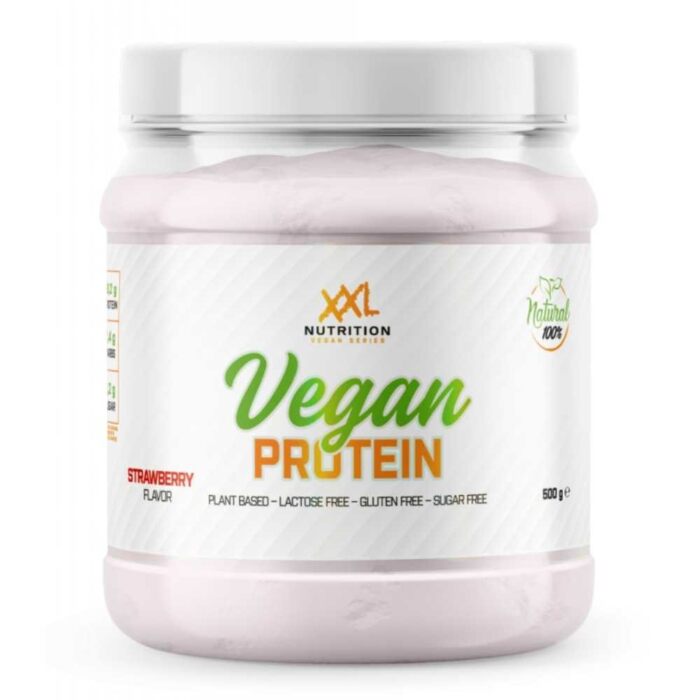 Vegan protein aardbei