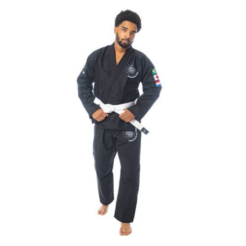 Energia fight wear bjj gi black