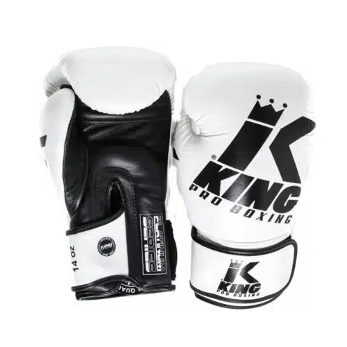 King bokshandschoen platinum wit