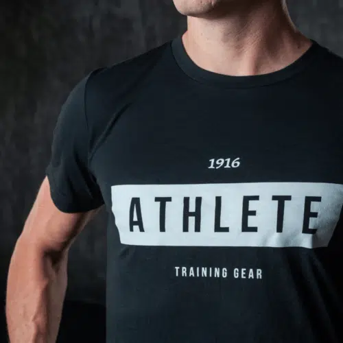 1916 athlete shirt zwart