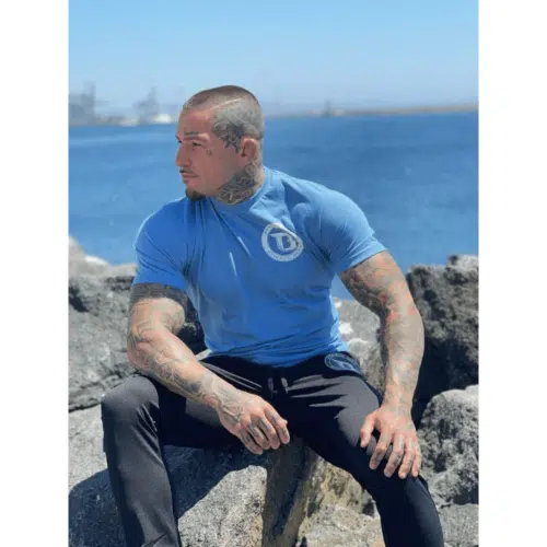 Booster shirt athletic blauw