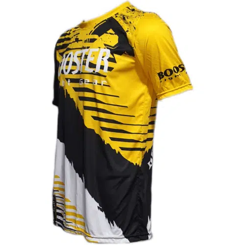 Booster racer shirt geel