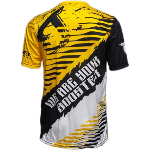 Booster racer shirt geel