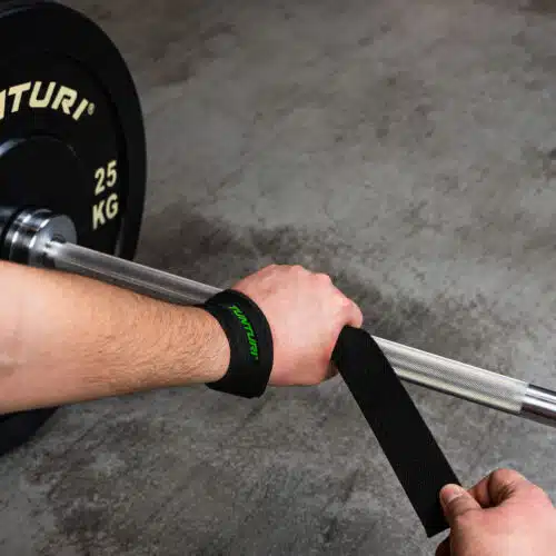 tunturi padded powerlifting straps