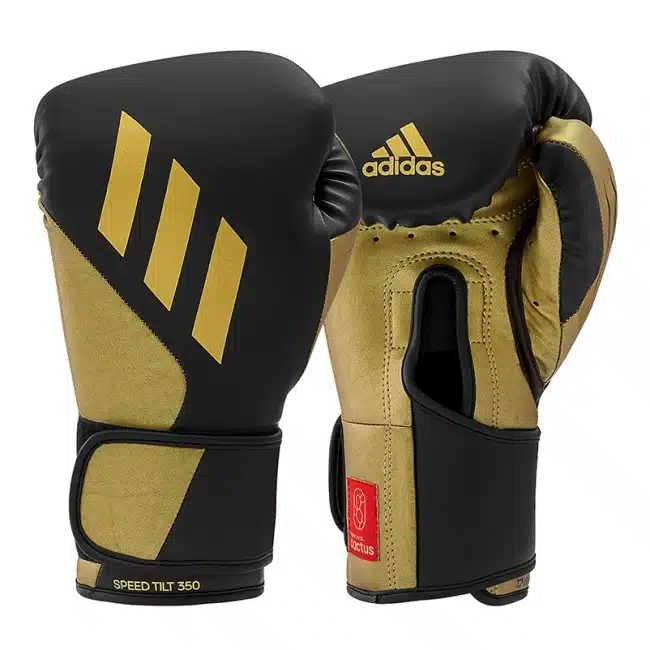 Adidas bokshandschoen speed tilt 350v zwart/Goud