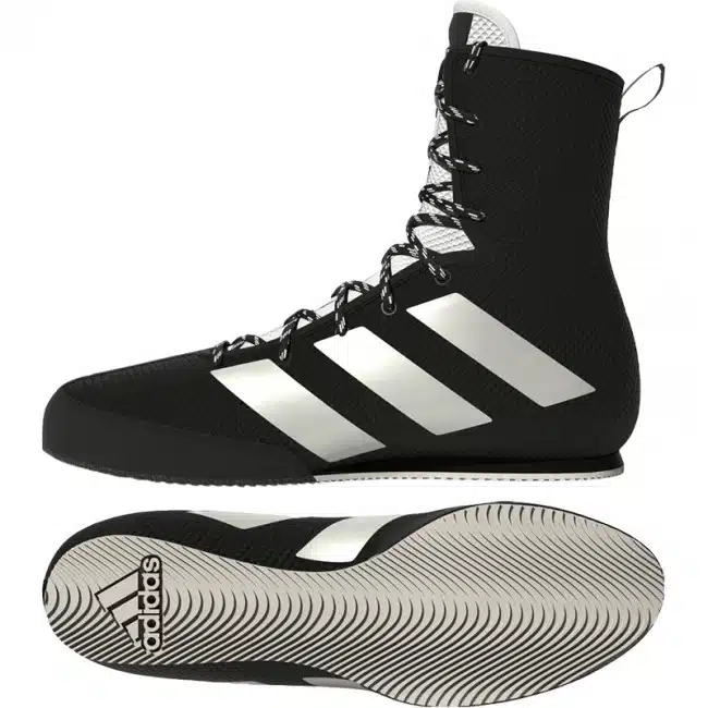 Adidas boksschoen box hog 3 zwart/zilver