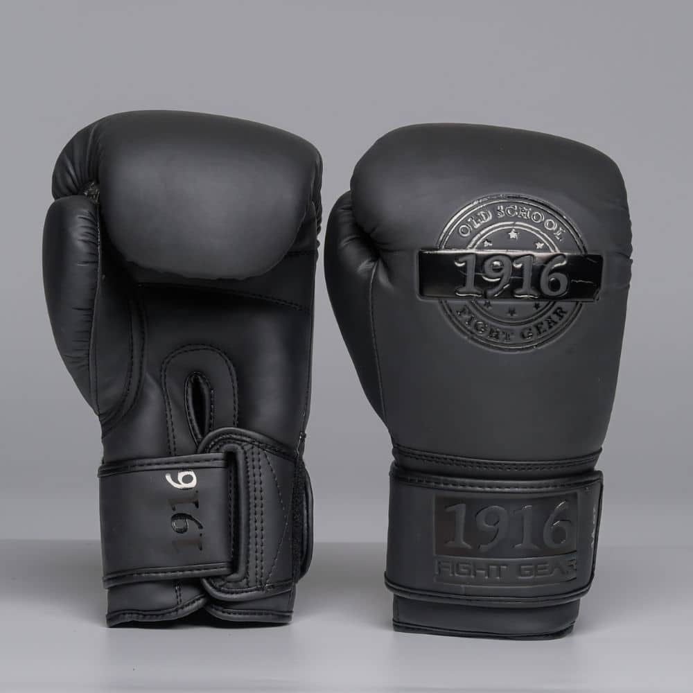 1916 Fight Gear Bokshandschoen Legend Pu Zwart
