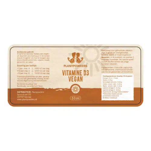Plantpowders vegan vitamine d3