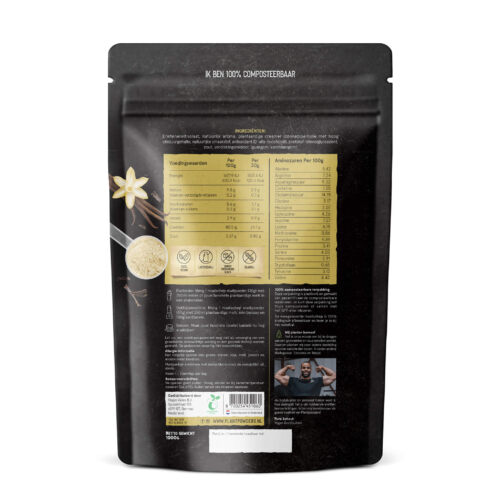 Plantpowders vegan eitwitshake vanille