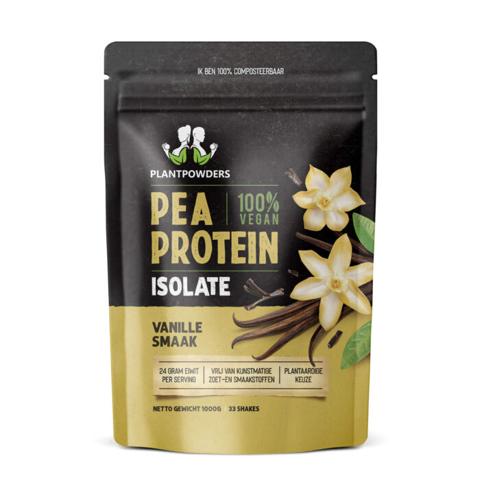 Plantpowders vegan eitwitshake vanille